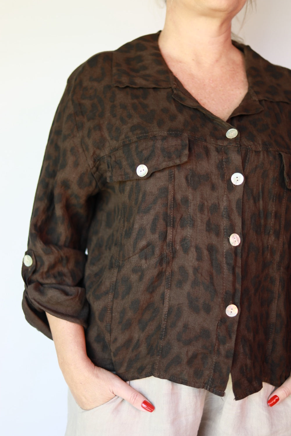 Poppy Leopard shirt