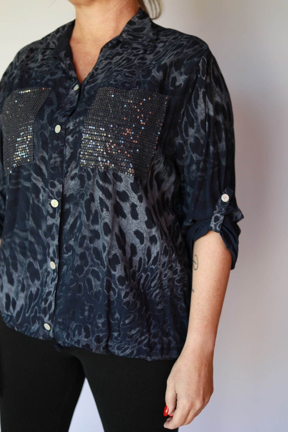 Bella Printed Italian Blouse