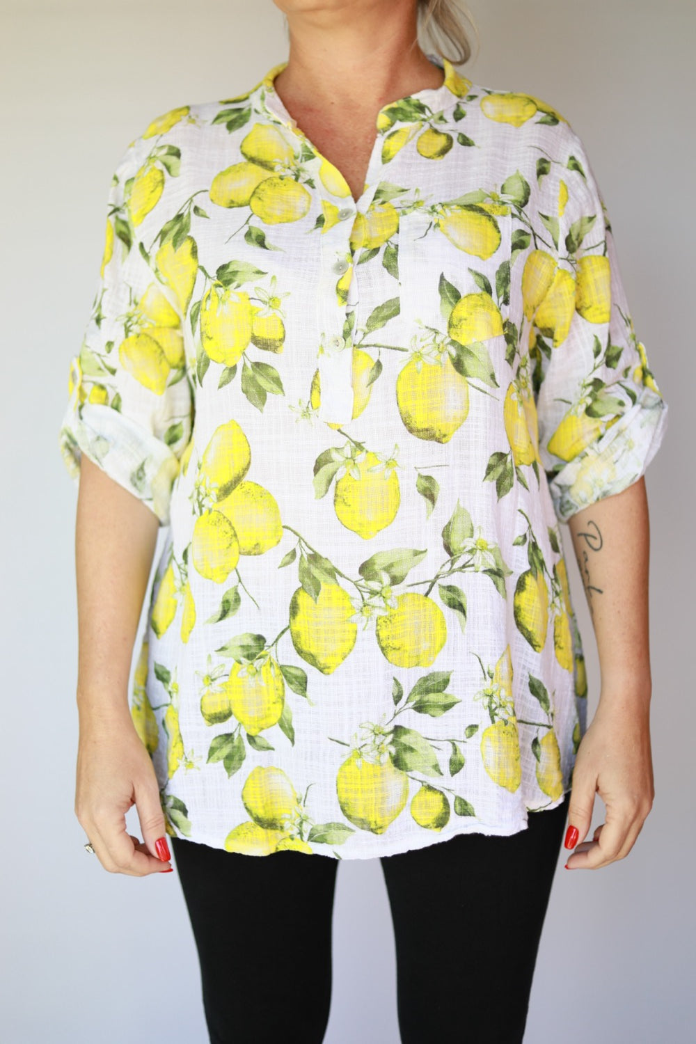 Lemon Italian Blouse
