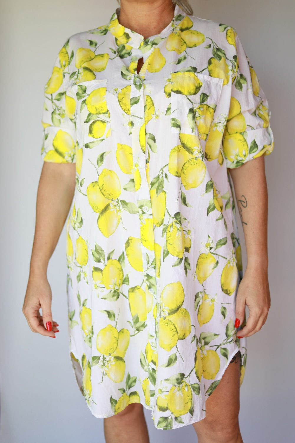 Lemon Italian Dress