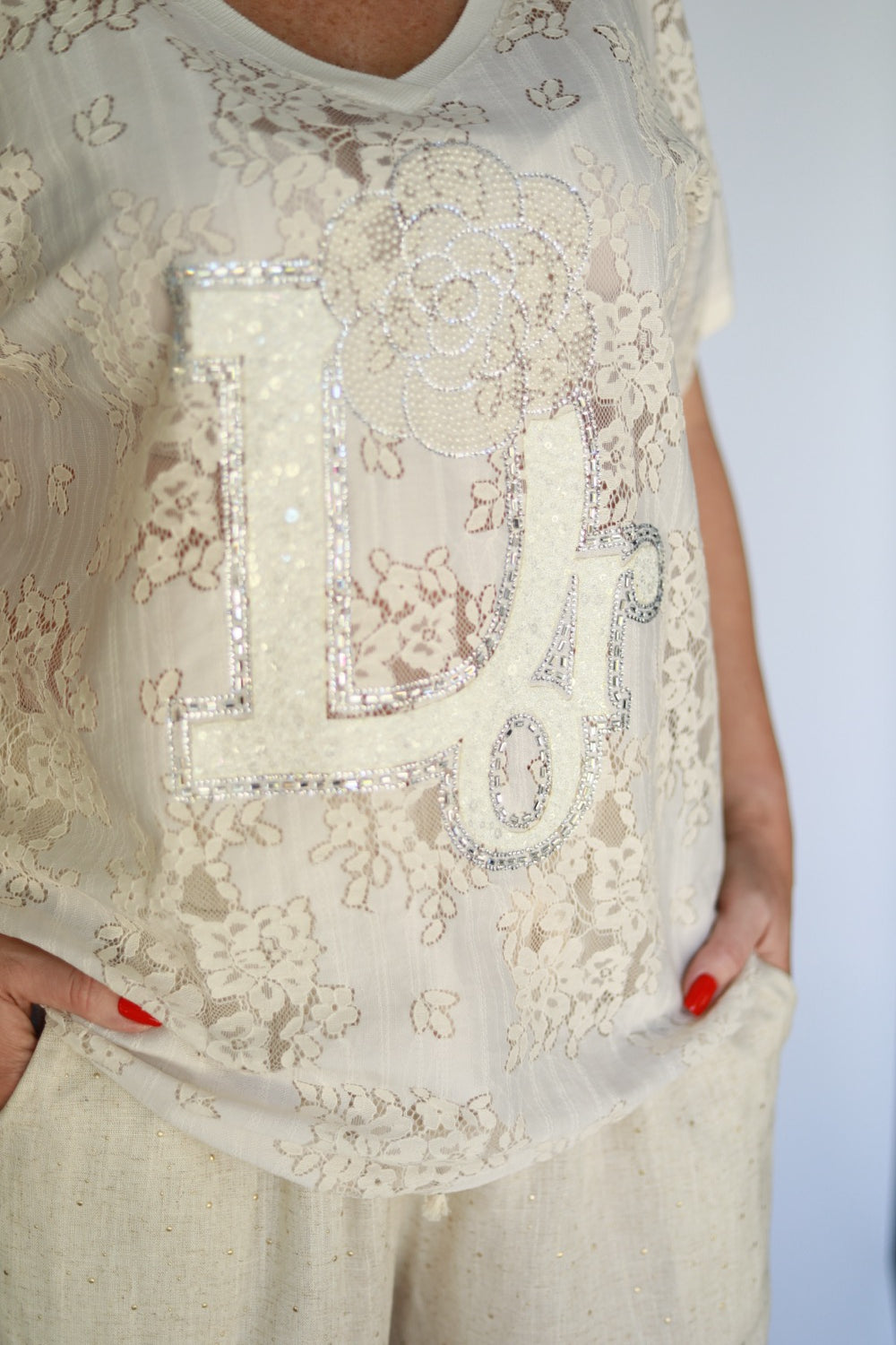 Ivory Italian Top