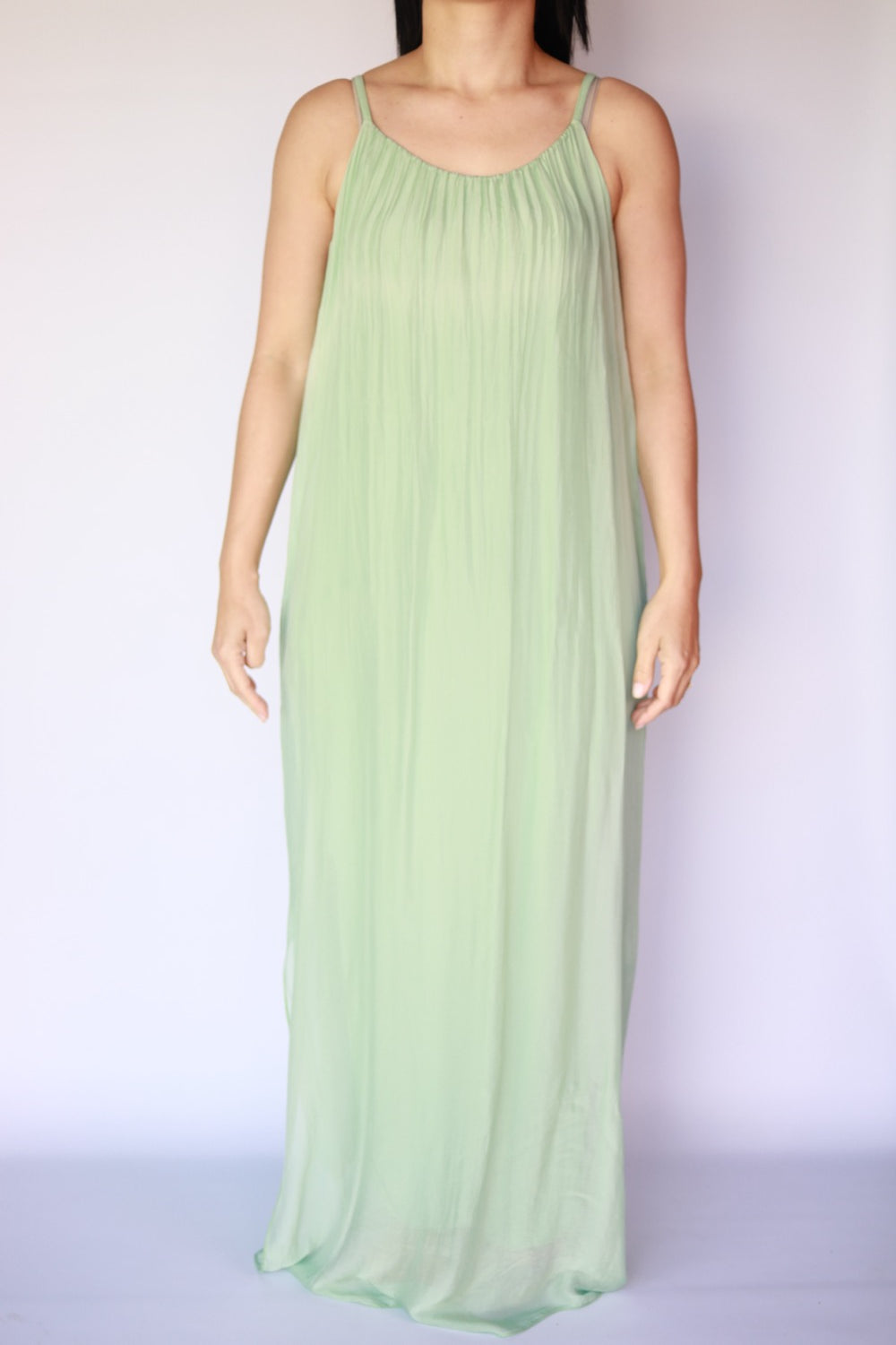 Alice sage green dress – Pixel Shoes