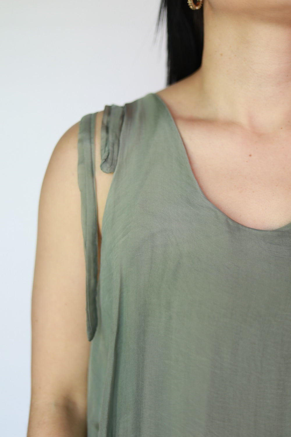 Shelby olive shirt