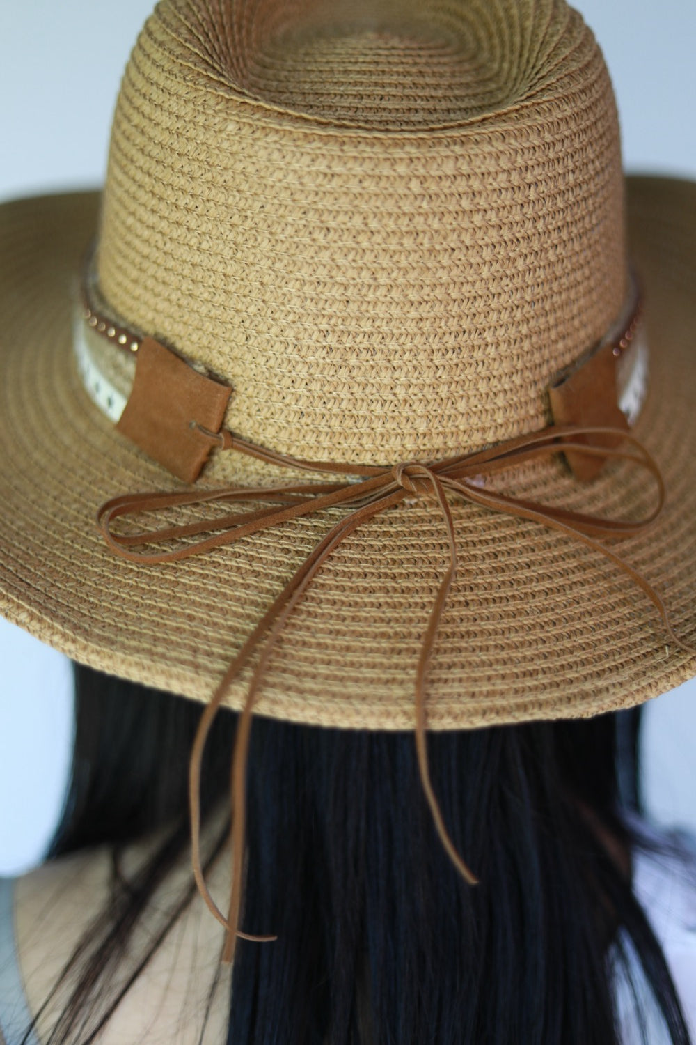 Tracey tan detail hat