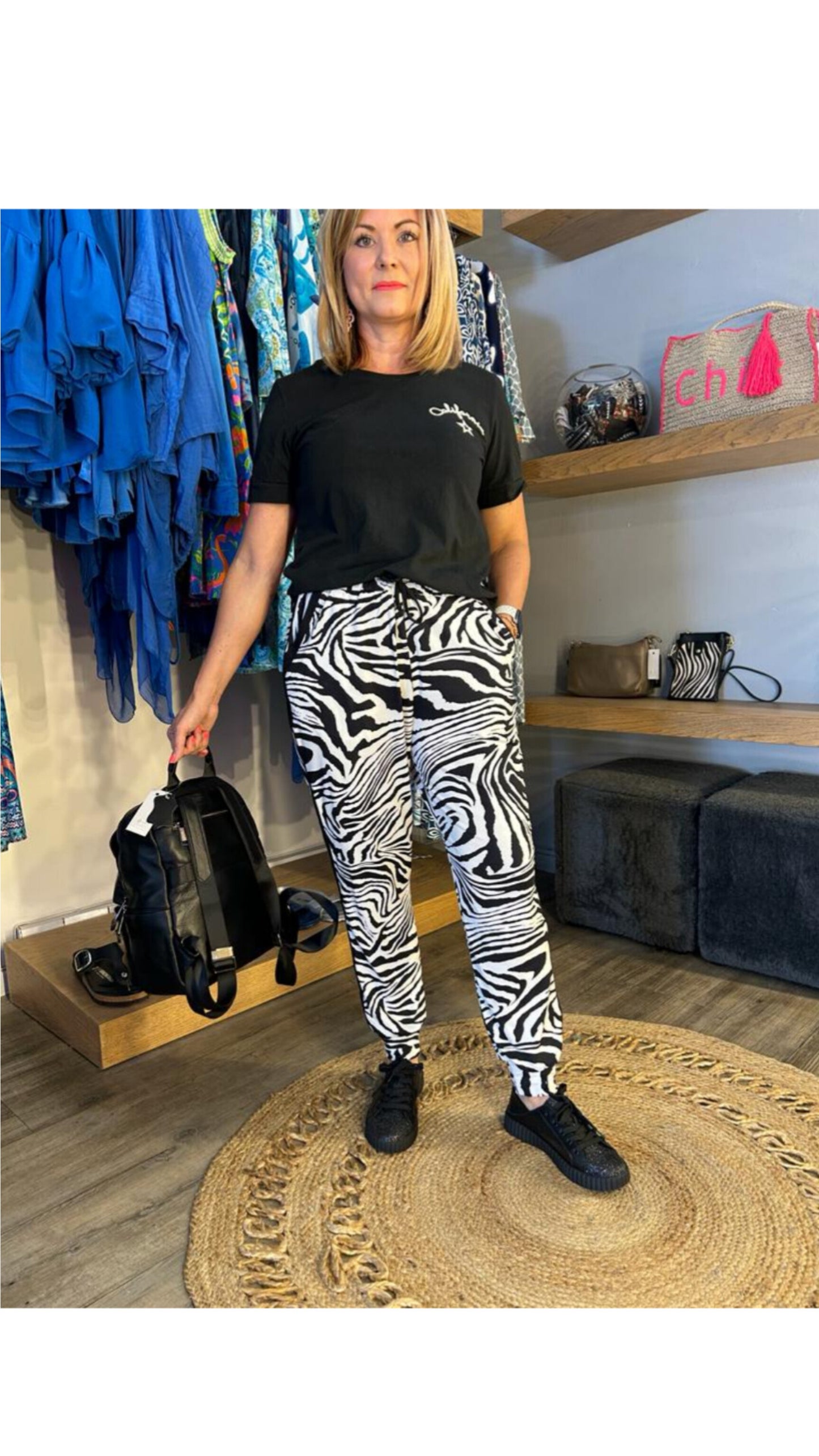 Jogger pants- Animal print