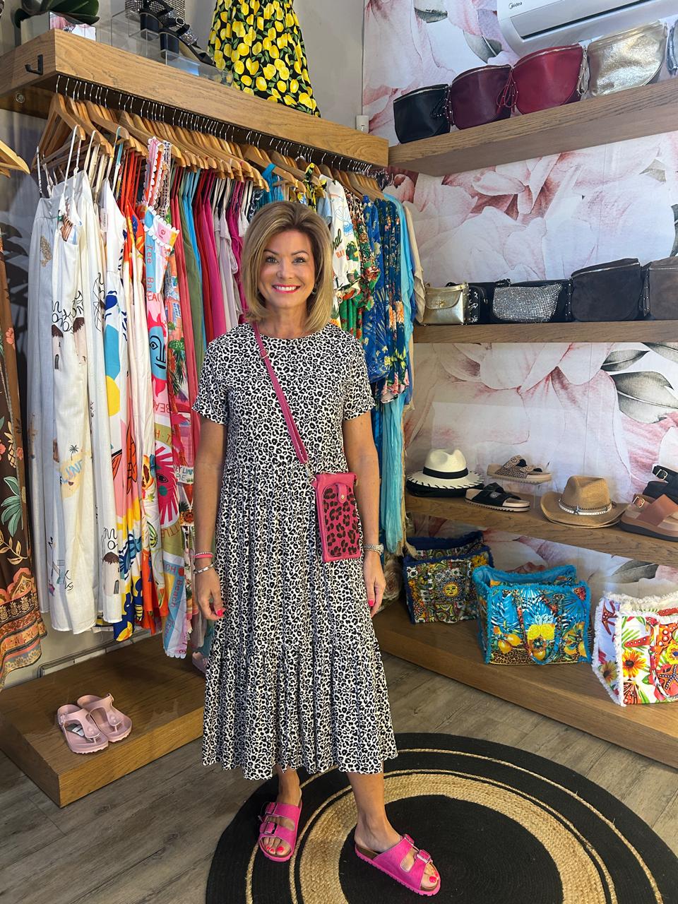 Florence Midi- tiered dress