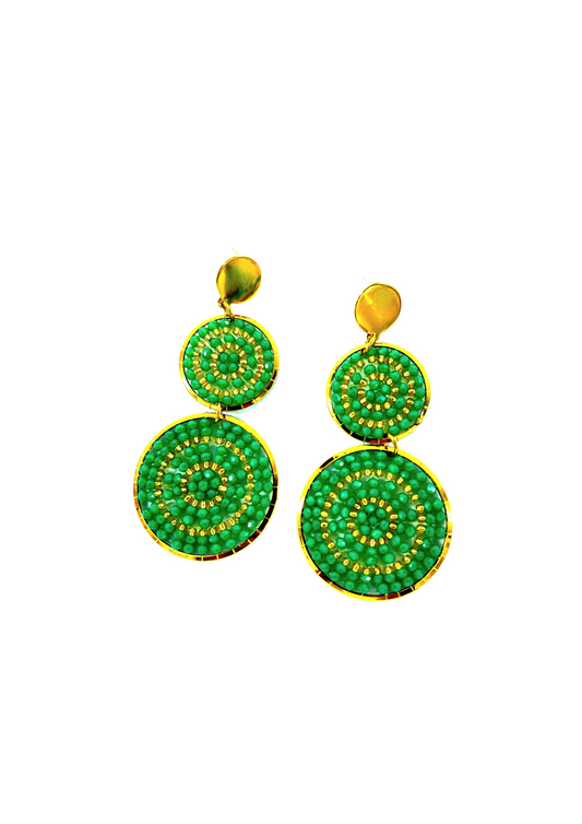 Double circle earrings