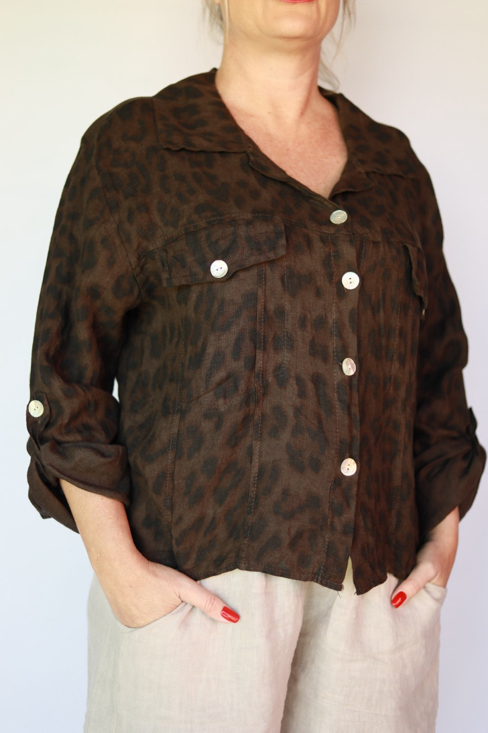 Poppy Leopard shirt