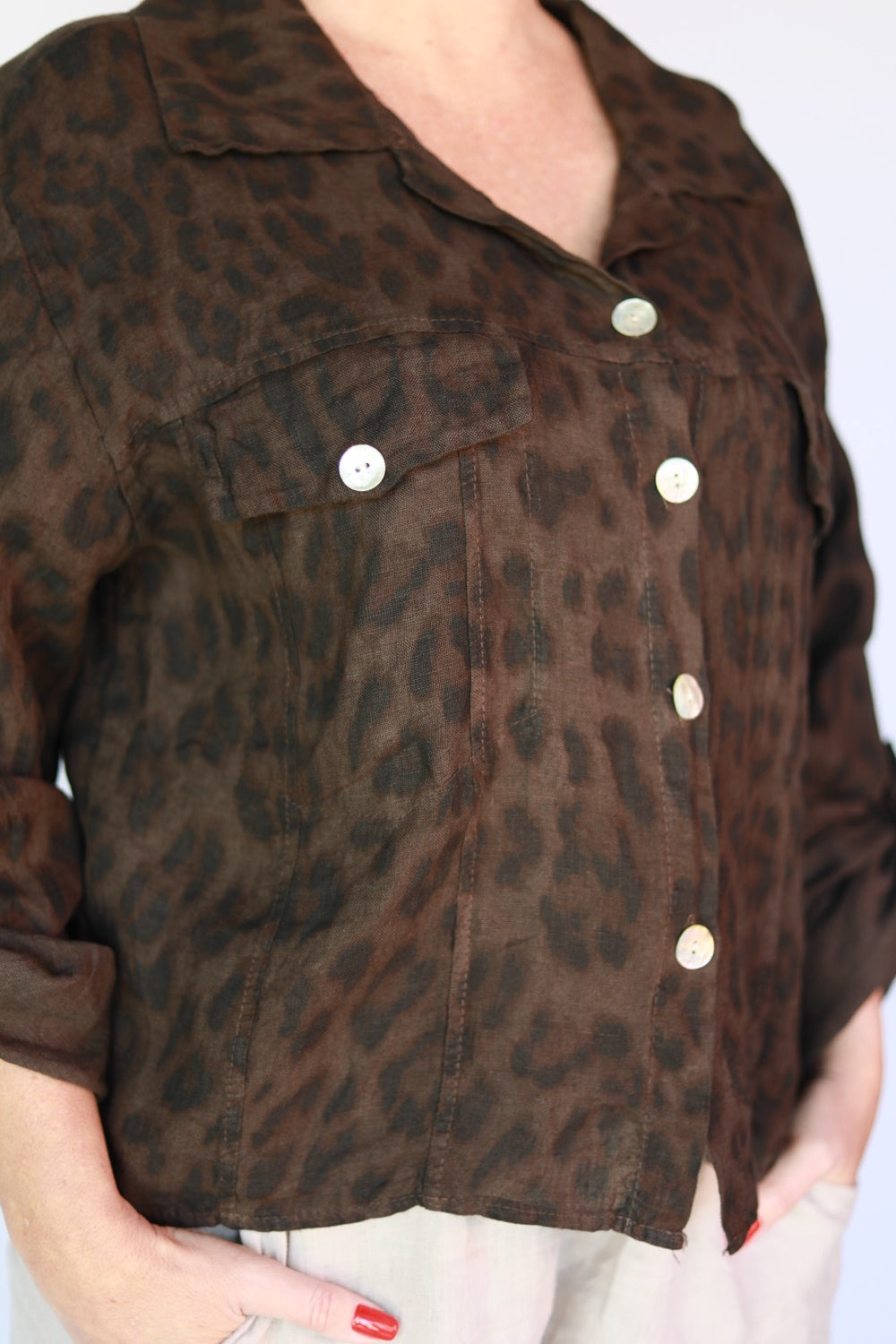 Poppy Leopard shirt