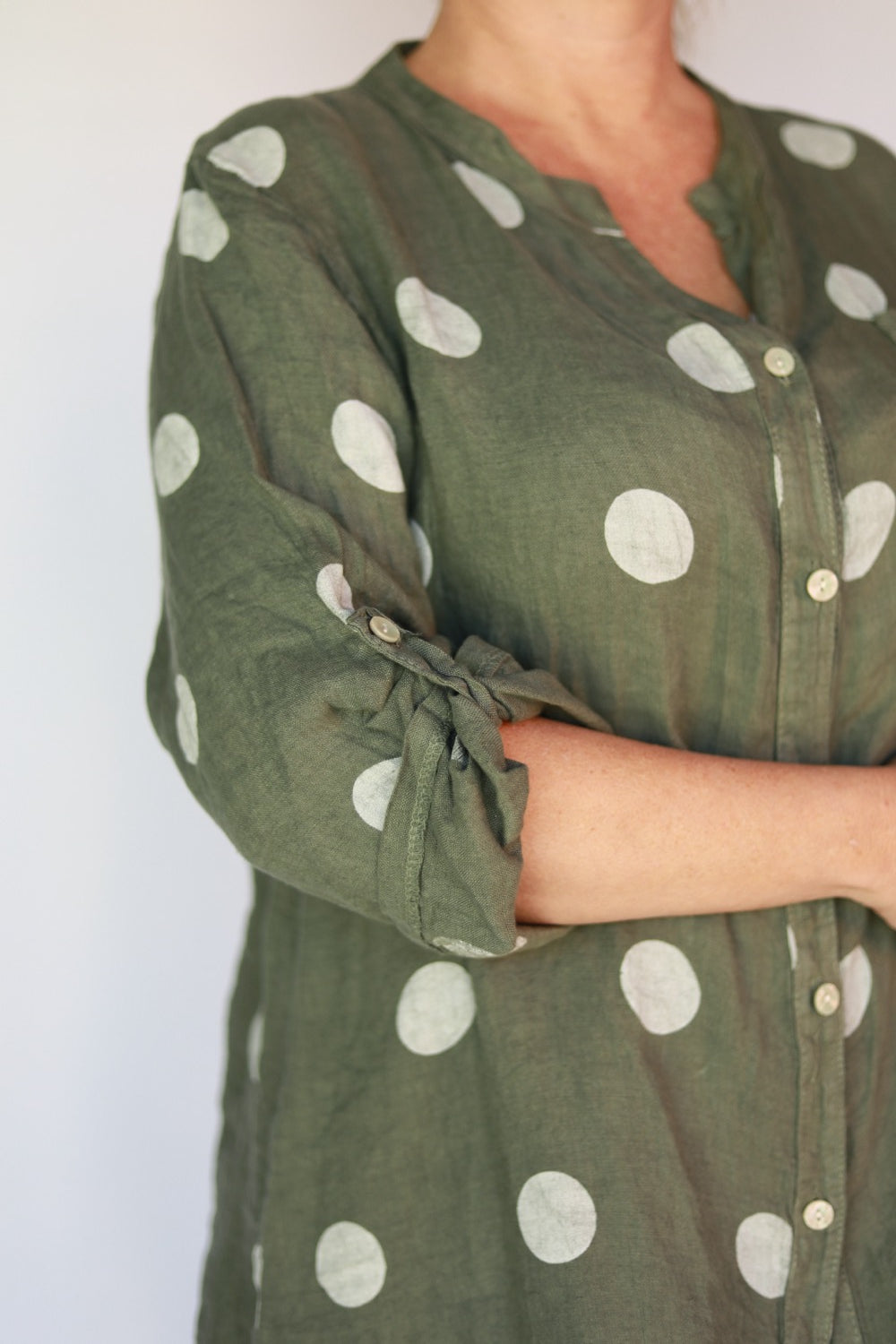 Green dot shirt
