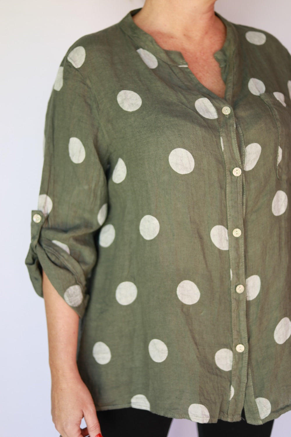 Green dot shirt