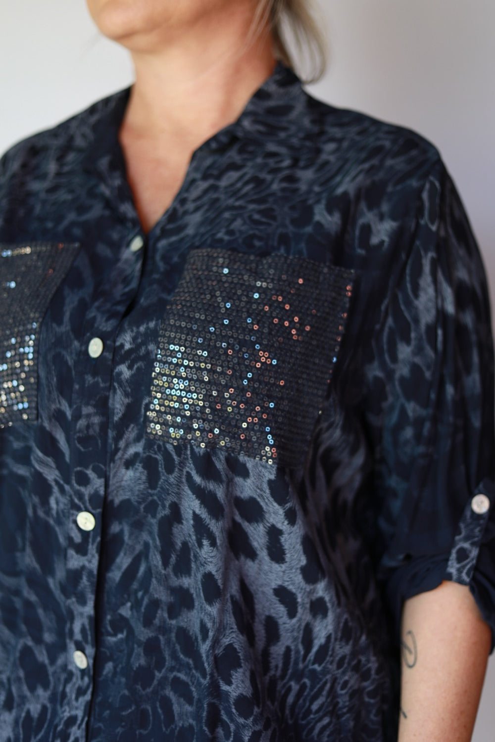 Bella Printed Italian Blouse