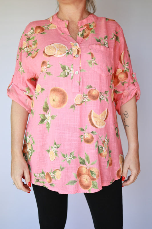Citrus Italian Blouse