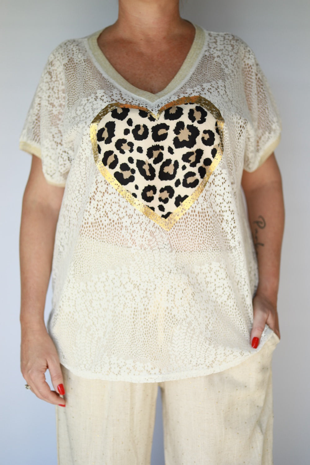 Sheer Italian Top