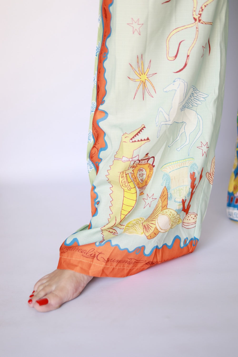 Tropical Tree Pants Set