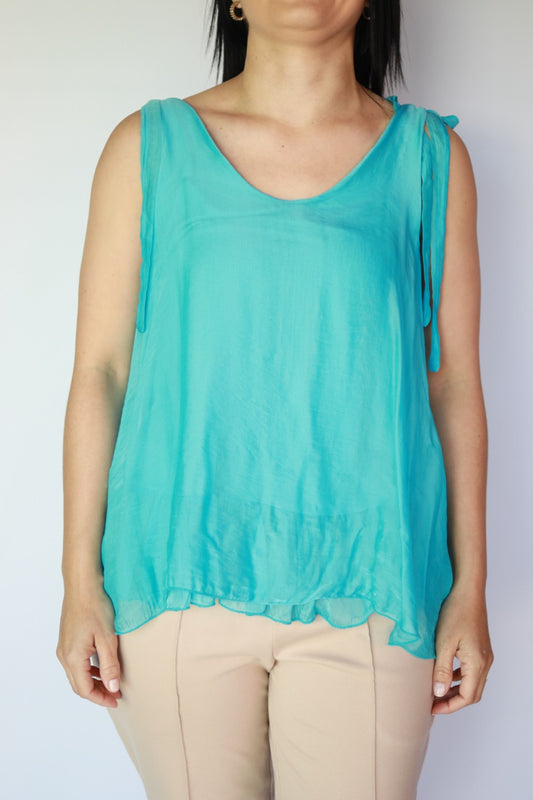 Shelby turquoise shirt