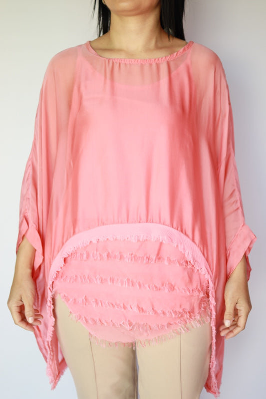 Anna coral shirt
