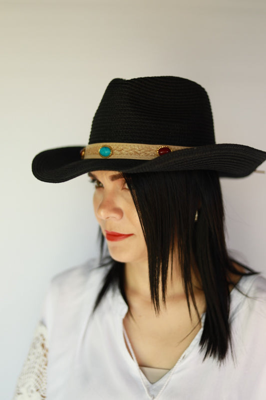 Drew stone detail hat
