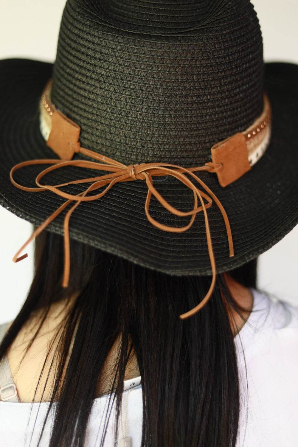 Sophie black detail hat