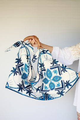 Cami palm tree detail bag