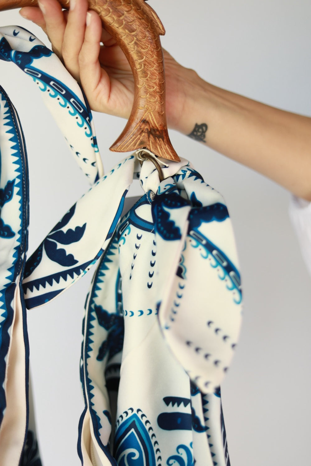 Cami palm tree detail bag