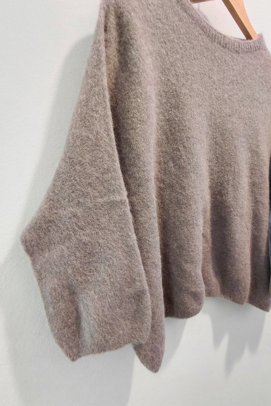 Brown Alpaca Knit