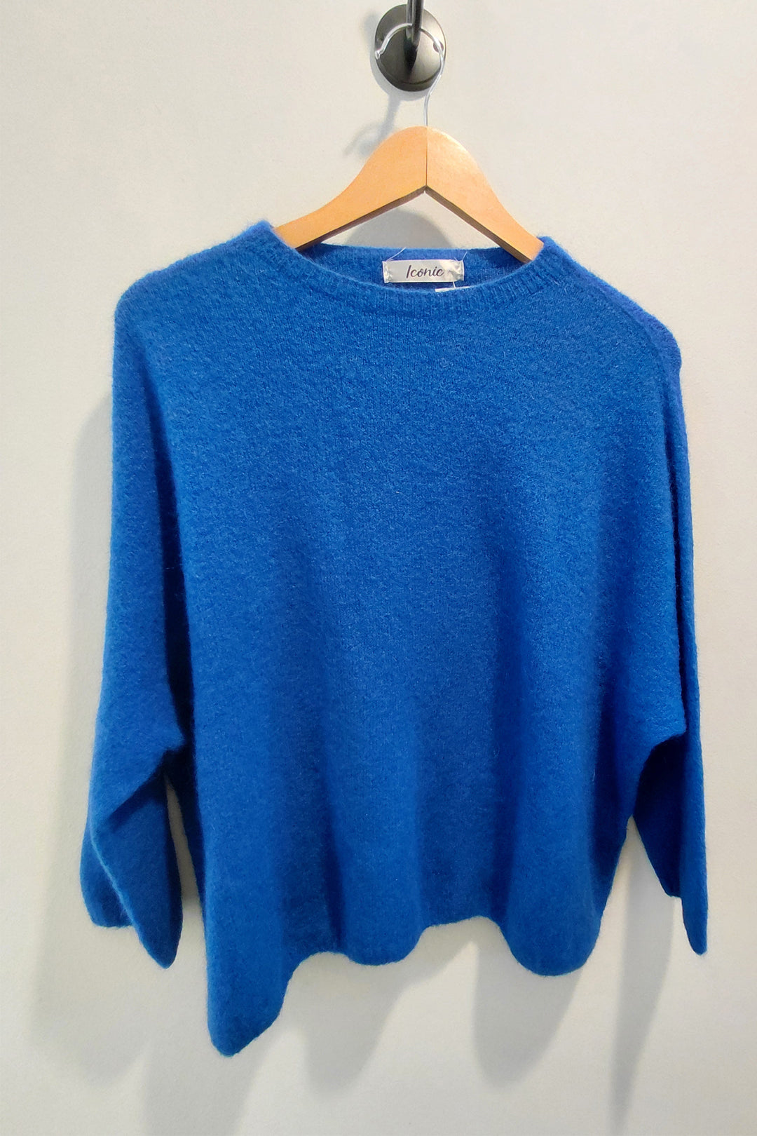 Cobalt Blue Alpaca Knit