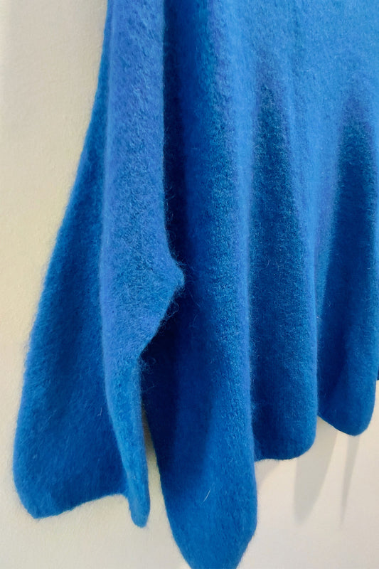 Cobalt Blue Alpaca Knit
