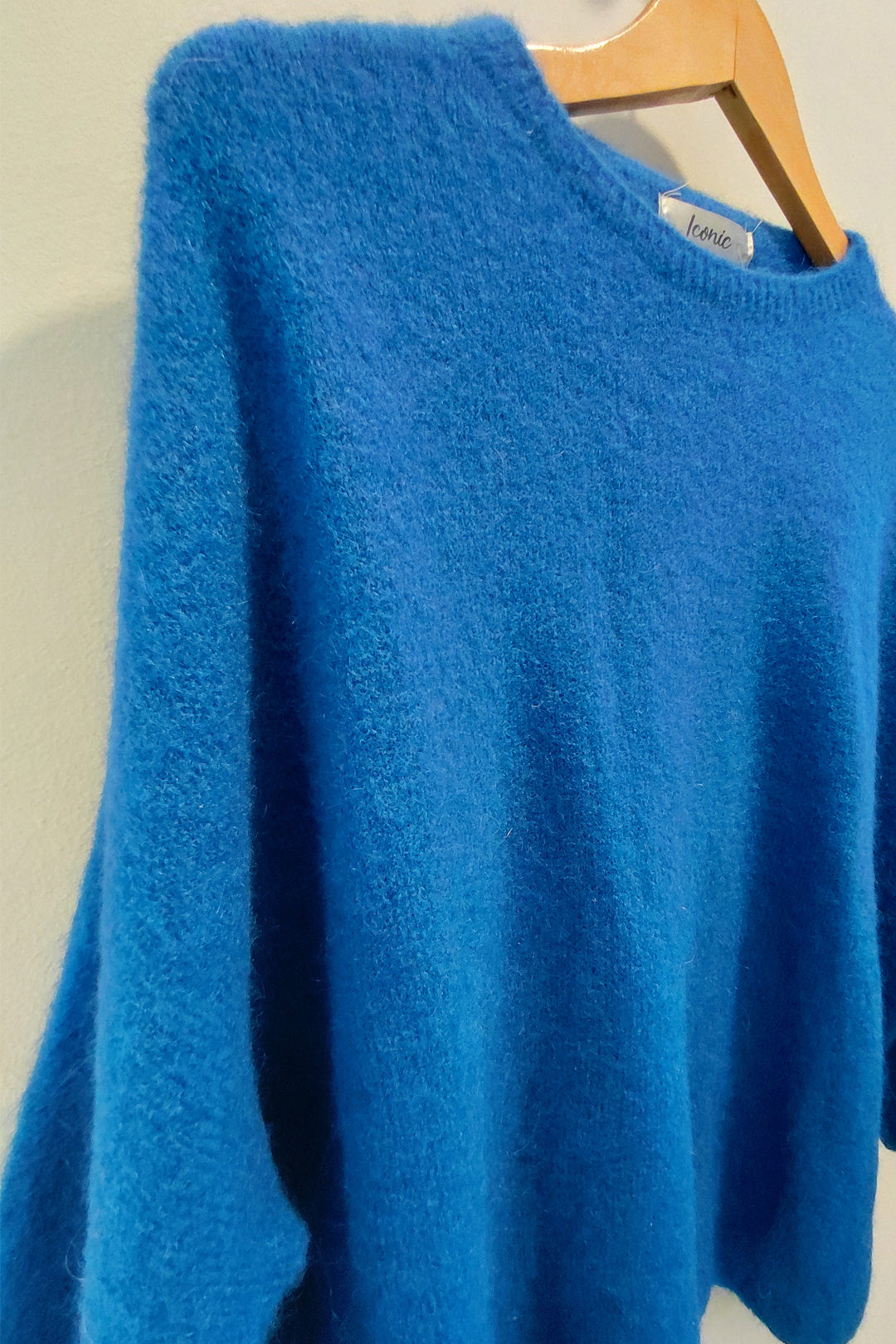 Cobalt Blue Alpaca Knit