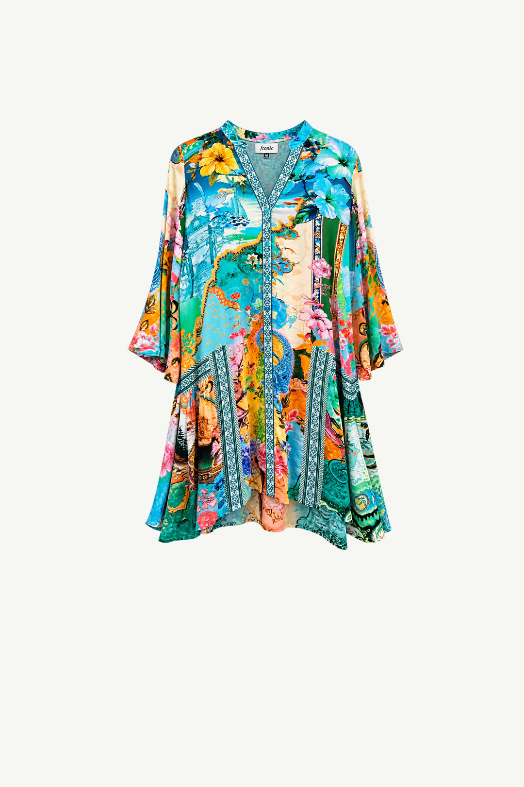 Amalfi Dress Turq Island