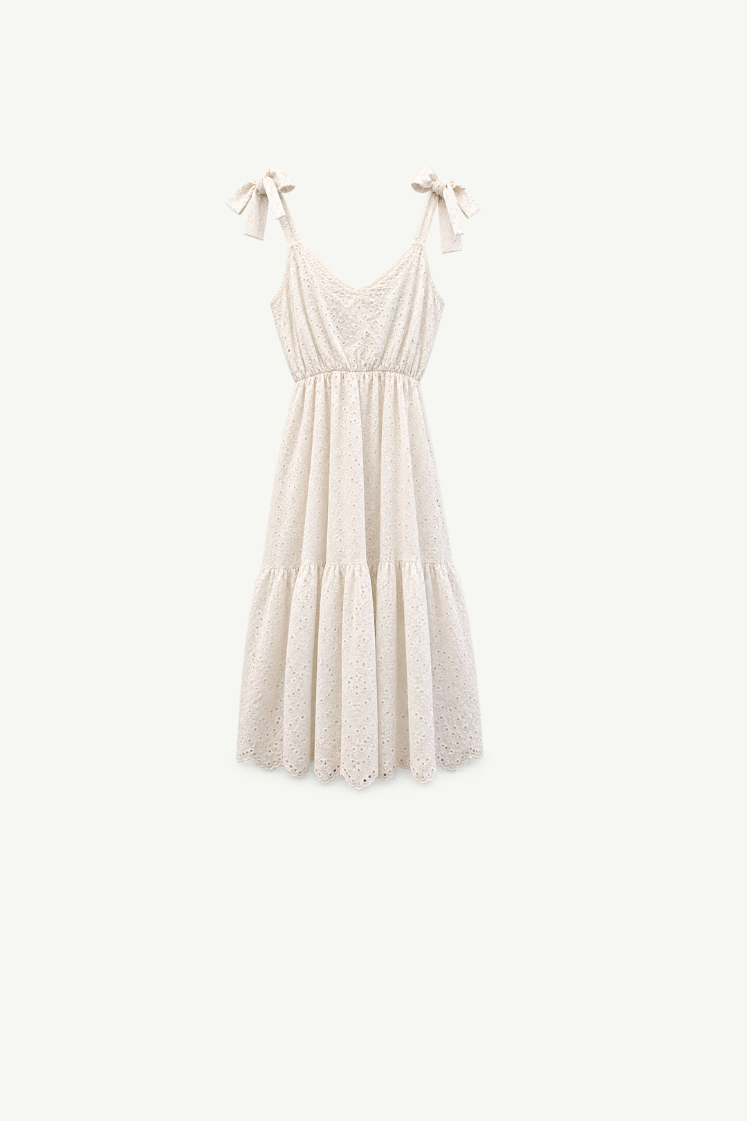 Anglaise Bow Strap Dress