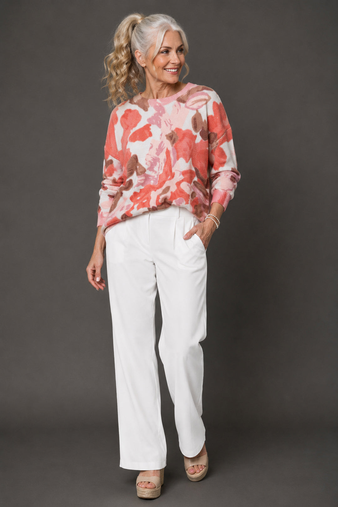 Watercolour Bloom Knit
