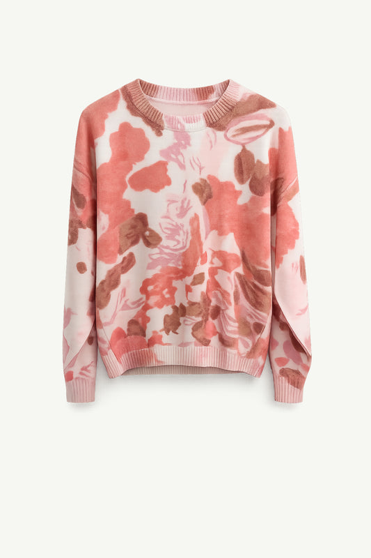 Watercolour Bloom Knit