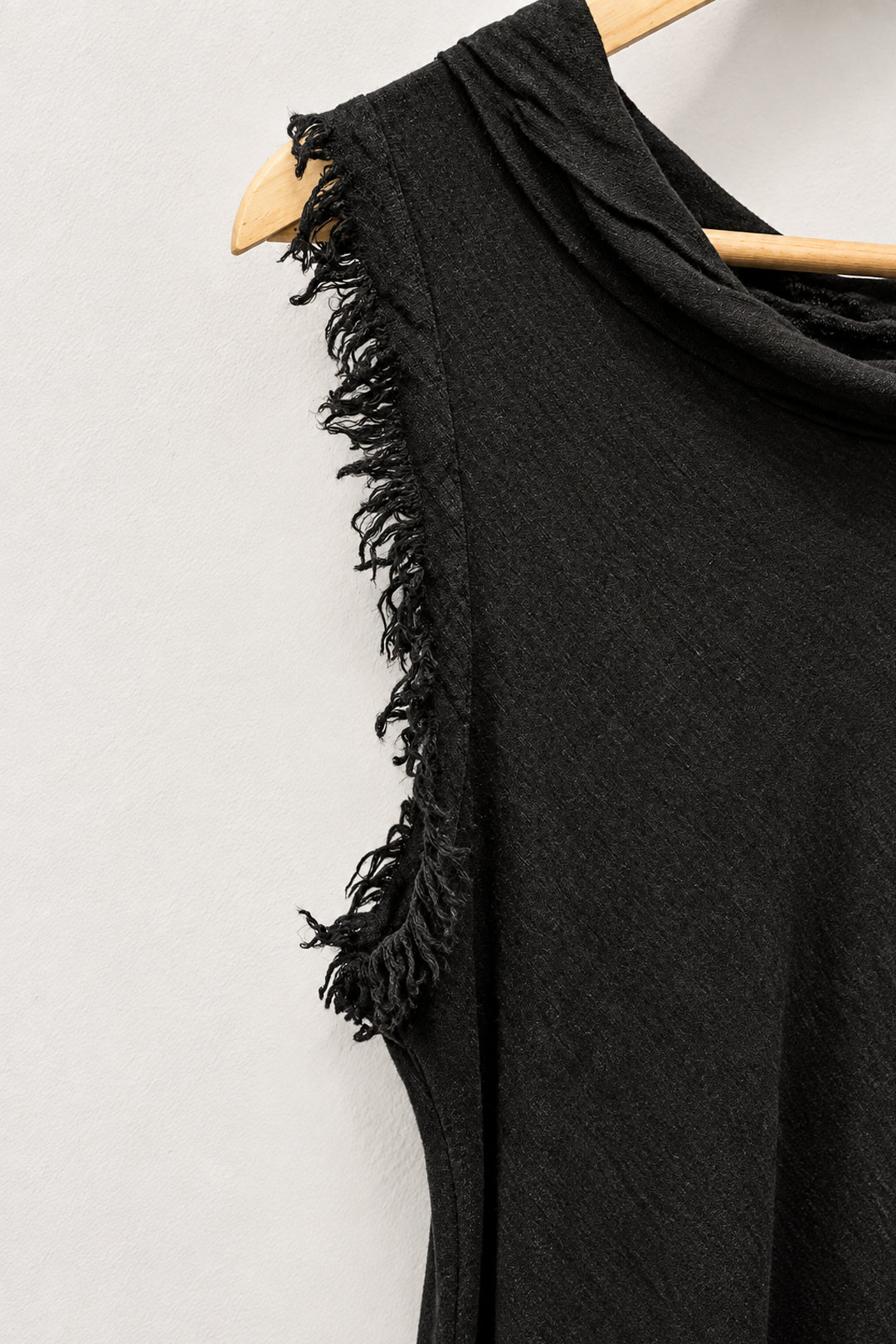 Italian Linen Cowl Neckline Dress