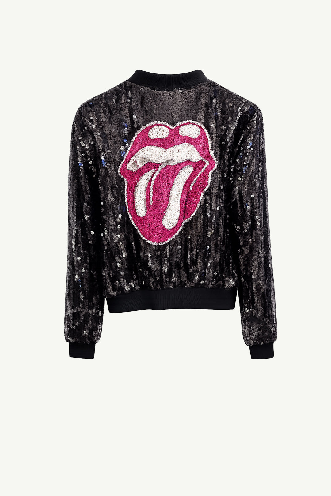 Black Italian Sequin Jacket