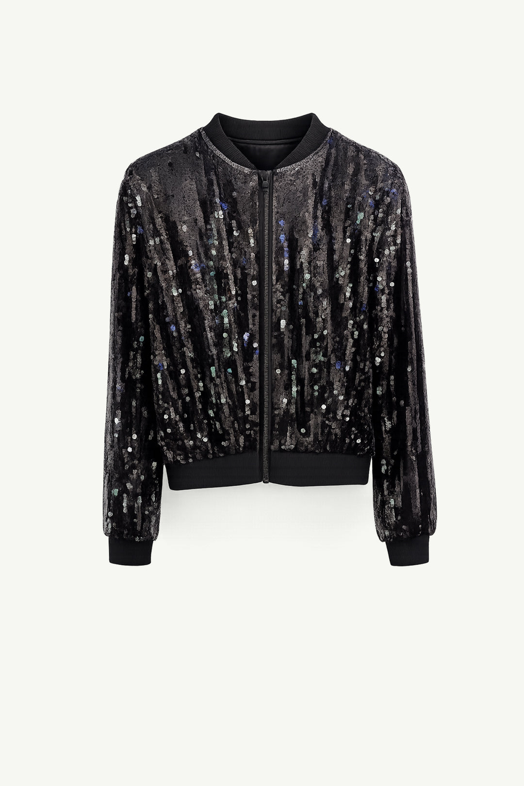 Black Italian Sequin Jacket