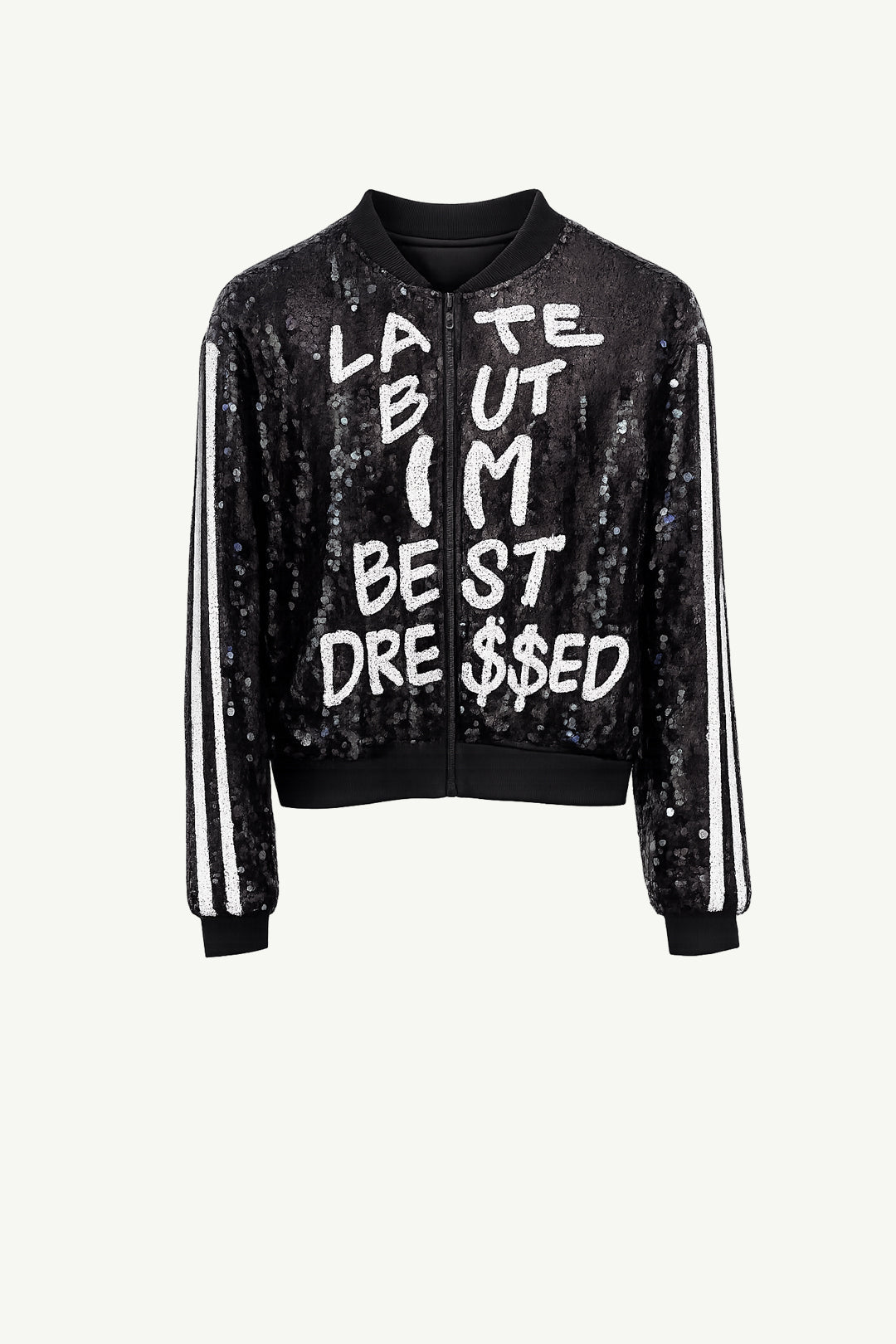 White + Black Late Italian Sequin Jacket