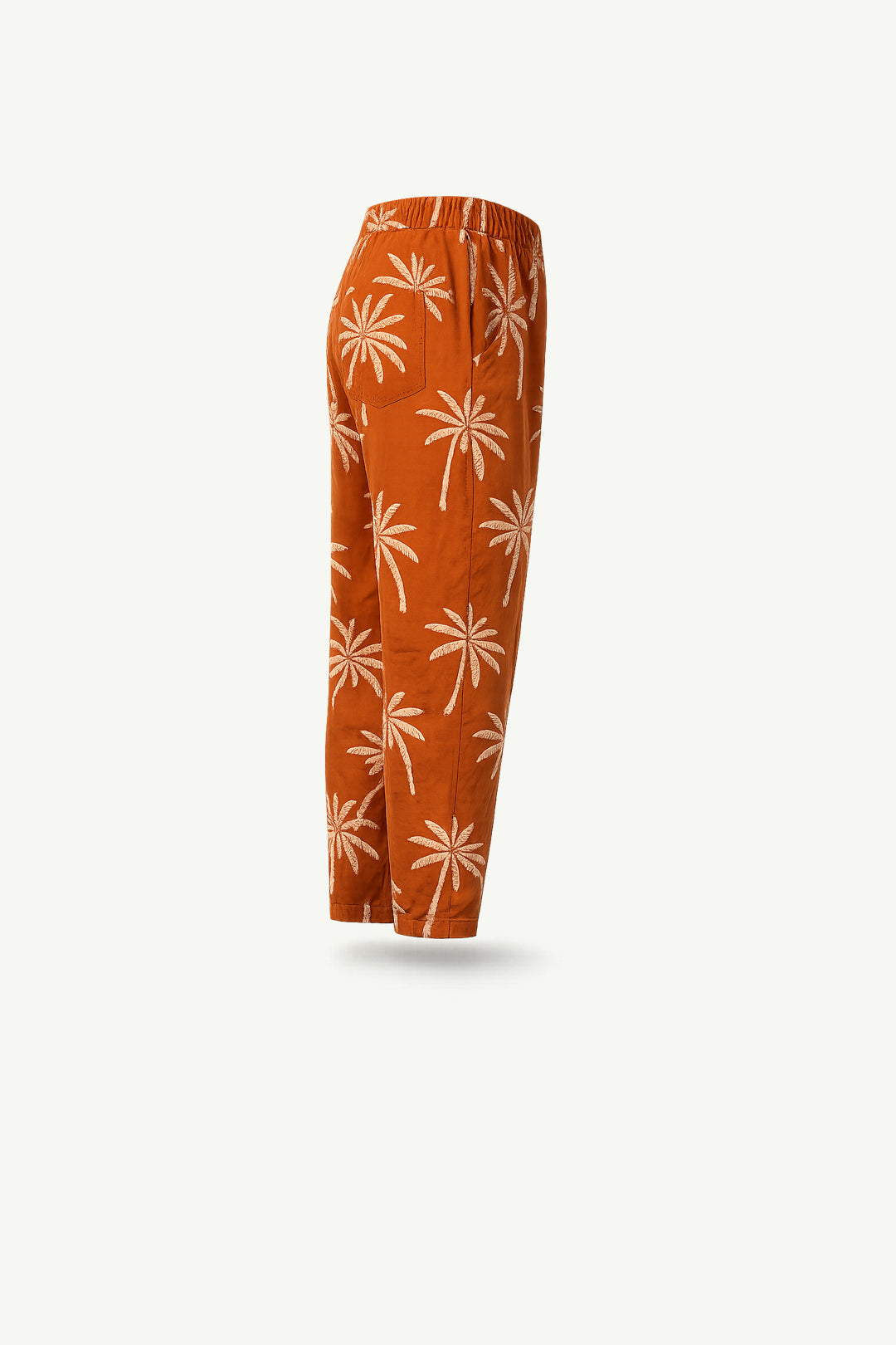 Sunset Palm Linen Pants