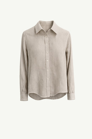 Ellie Blouse - Stone Stripe