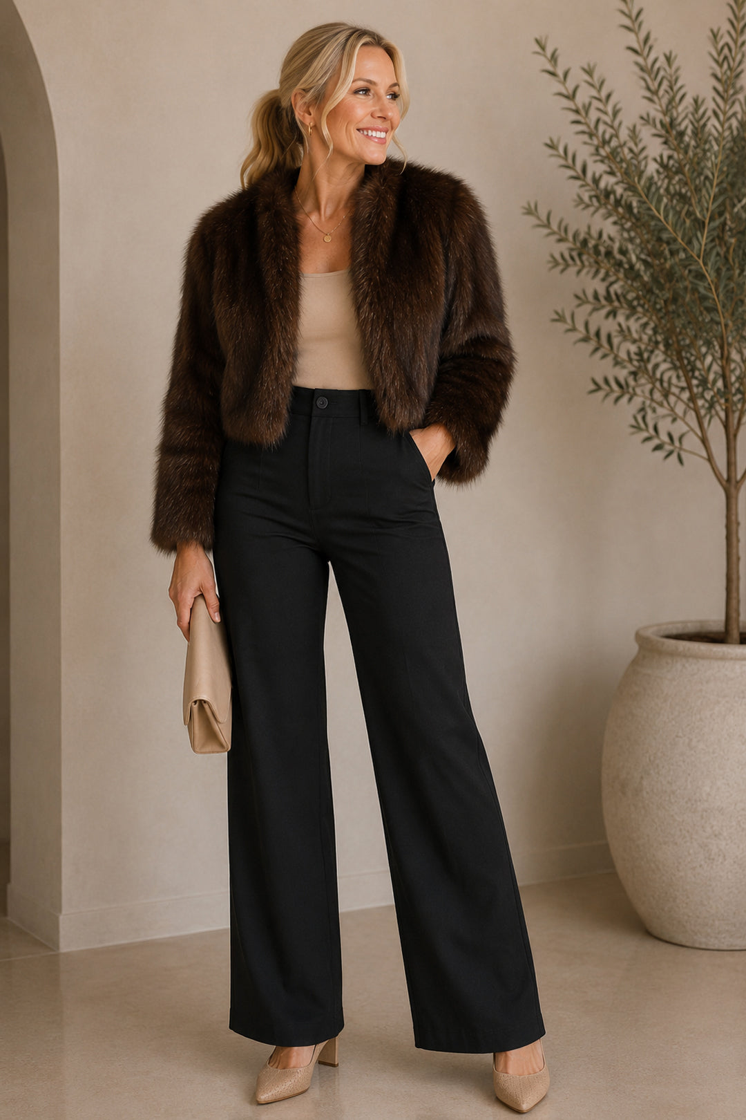 Chocolate Fur Jacket