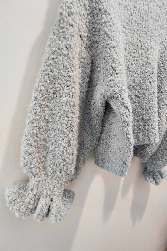 Blue Petal Chunky Knit