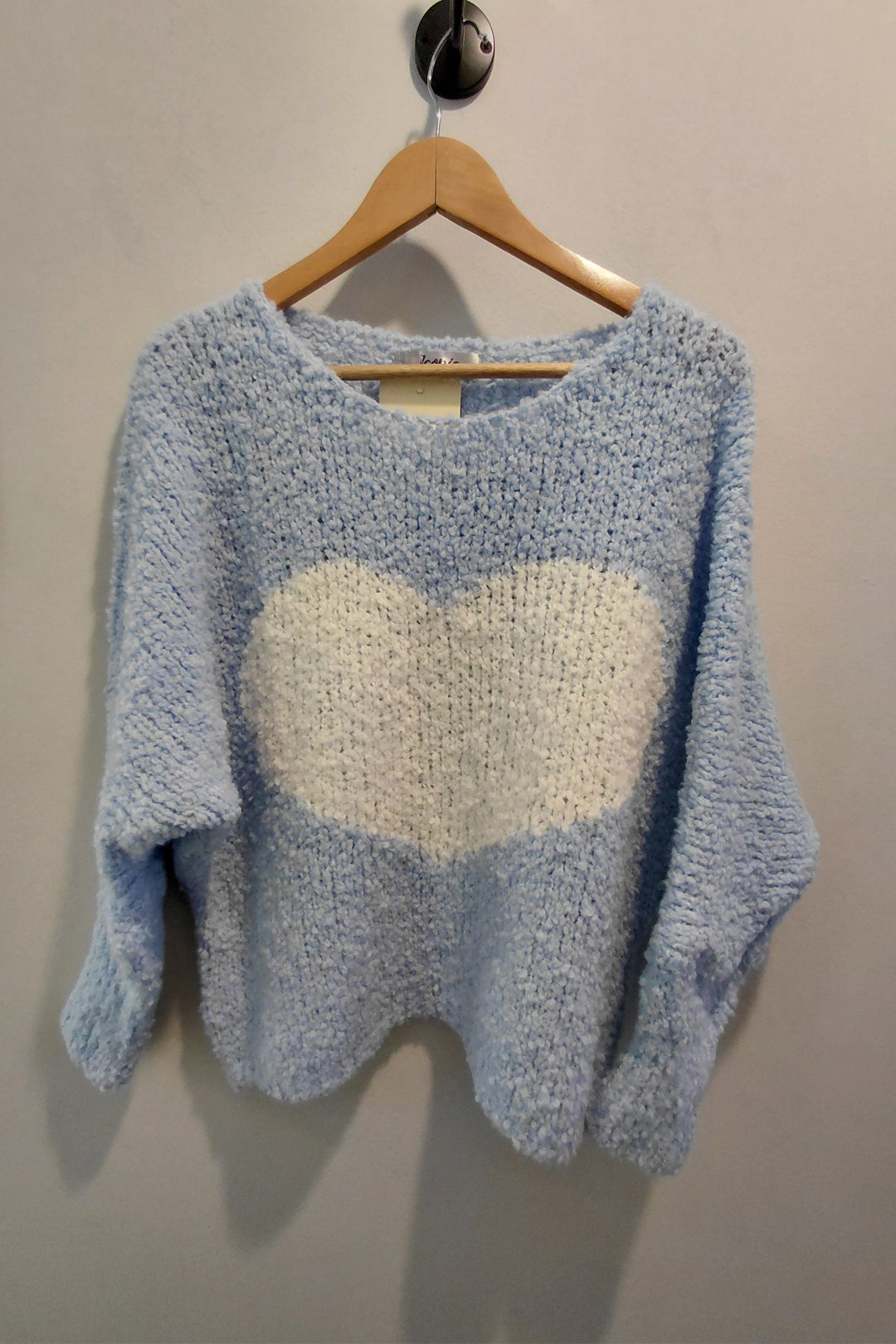 Blue Sweetheart Chunky Knit