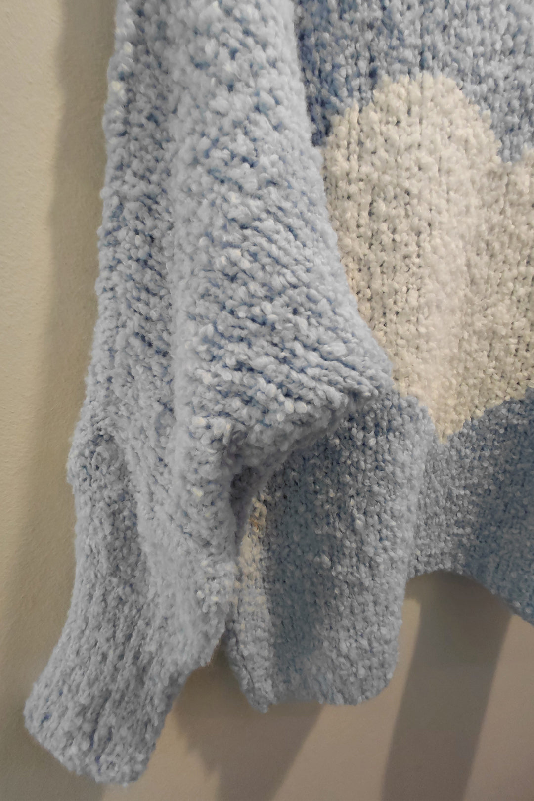 Blue Sweetheart Chunky Knit