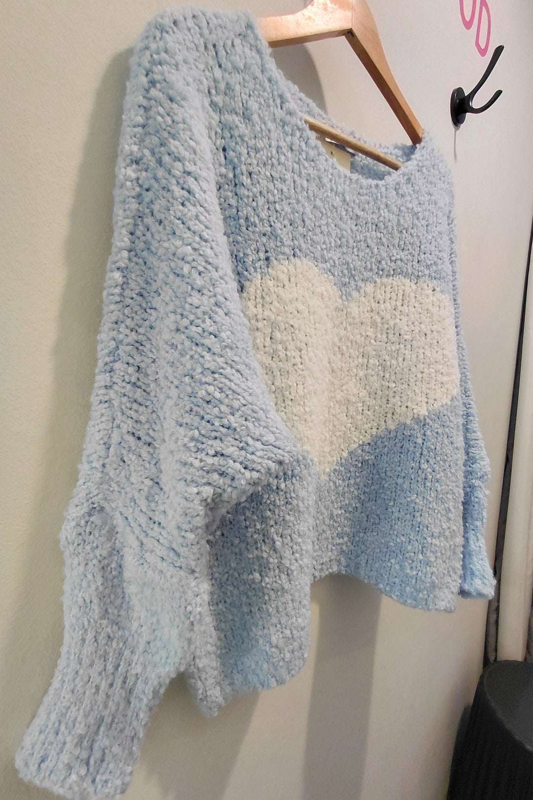 Blue Sweetheart Chunky Knit