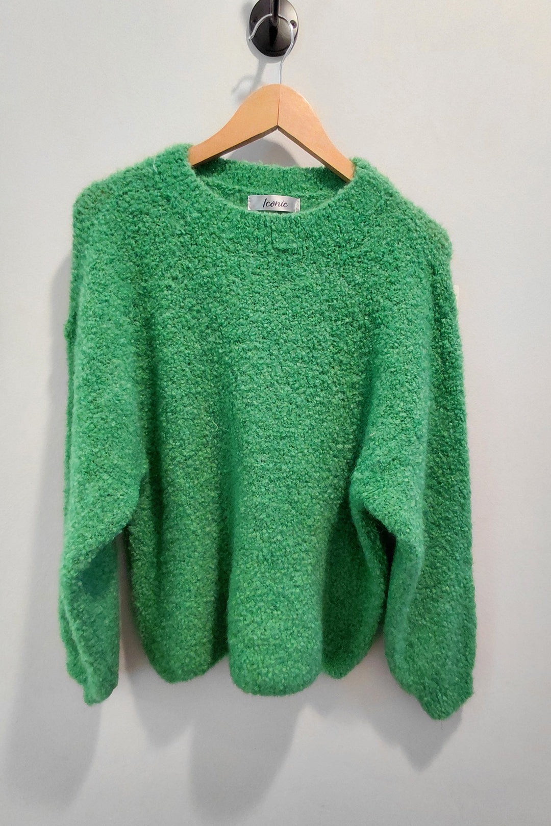 Lush Green Chunky Knit