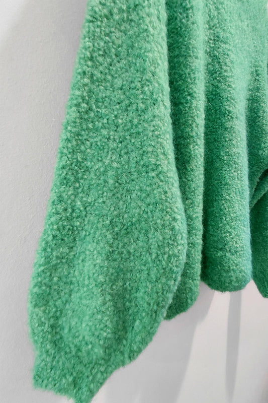 Lush Green Chunky Knit