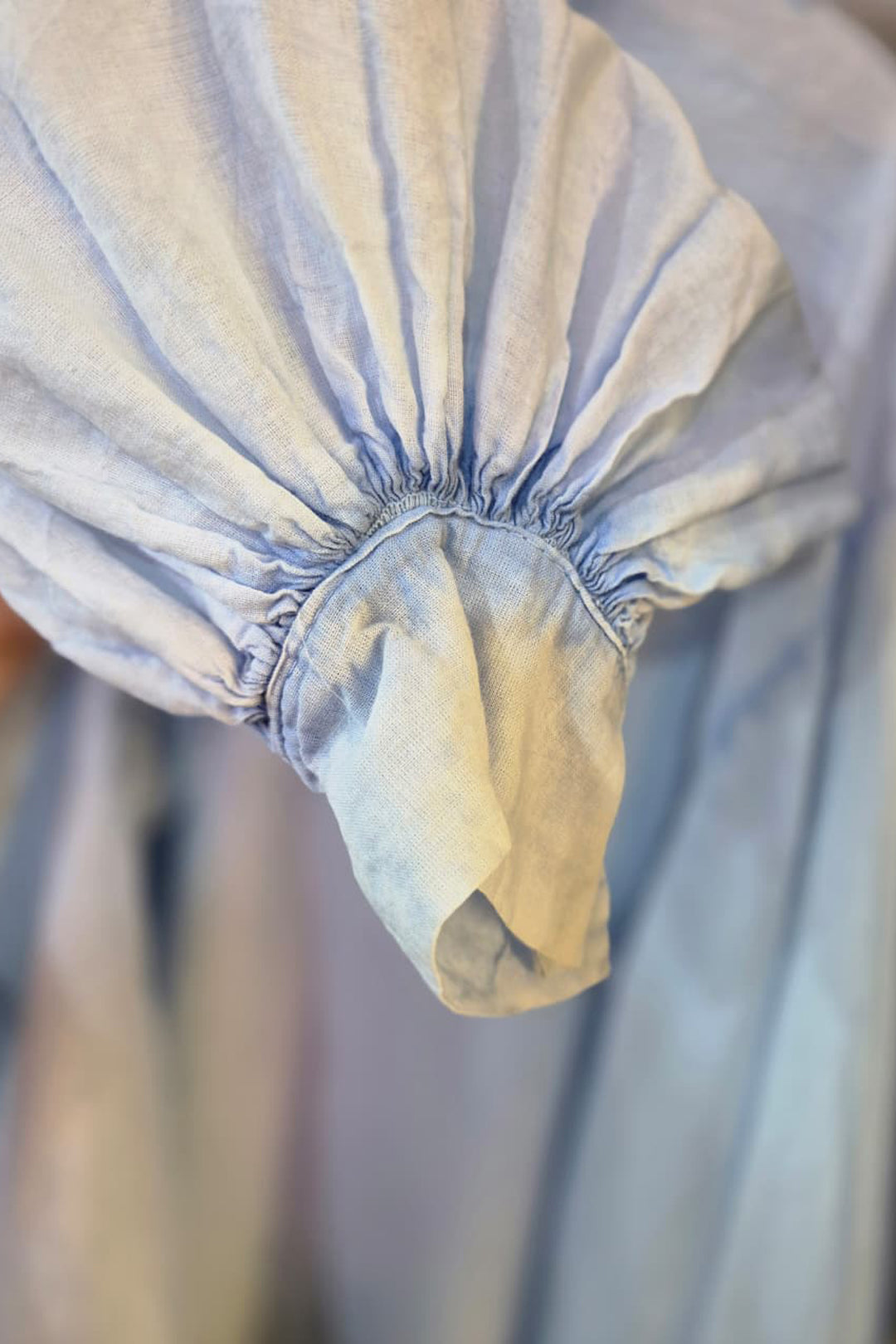 Duchess Blue Frill Top