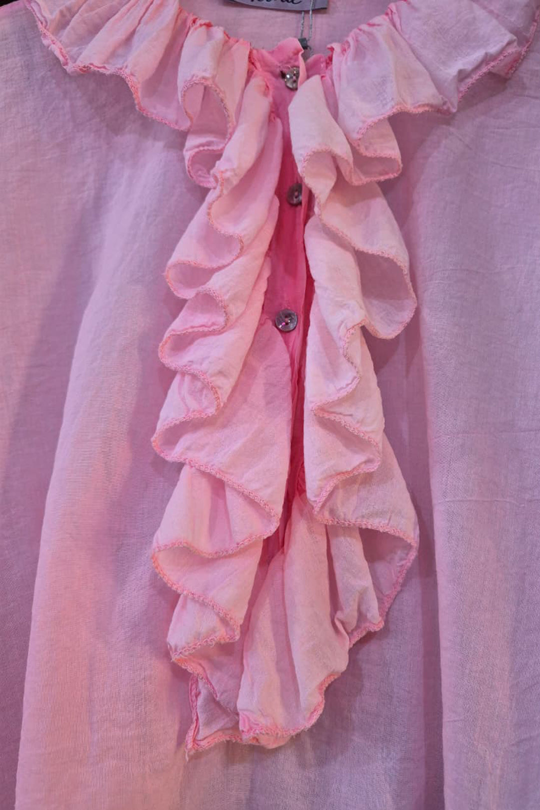 Duchess Pink Frill Top