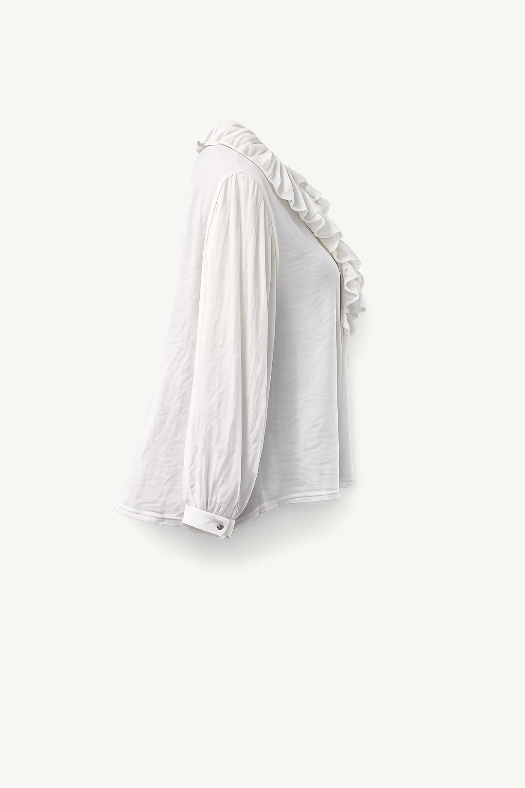 Duchess White Frill Top