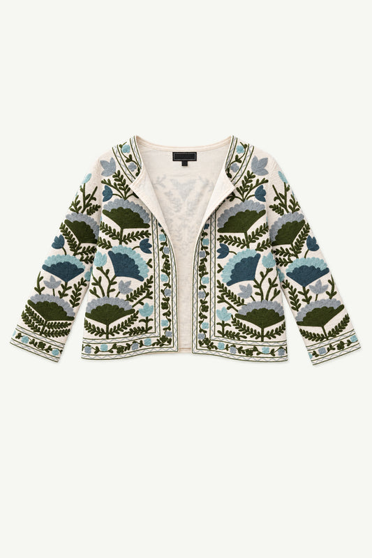 Floral Embroidered Jacket